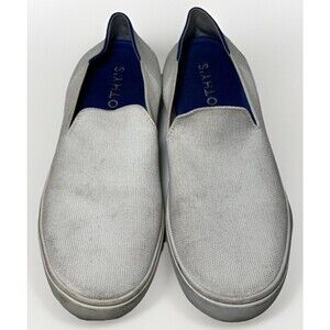 Rothy's The Original Slip On Sneakers Casual Shoes White Women's Size 10 *Read*